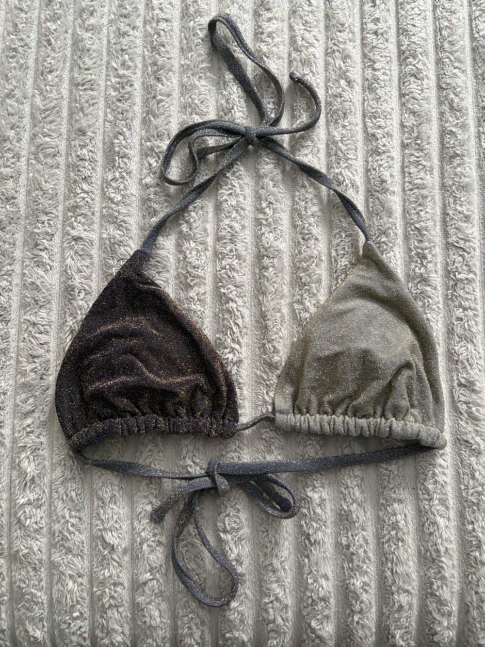 ✨•Aerie Sparkle Triangle Bikini Top•✨